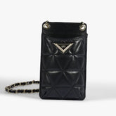 Porta Cartão Celular 944 Couro Preto S 50018 2870 0001 Schutz